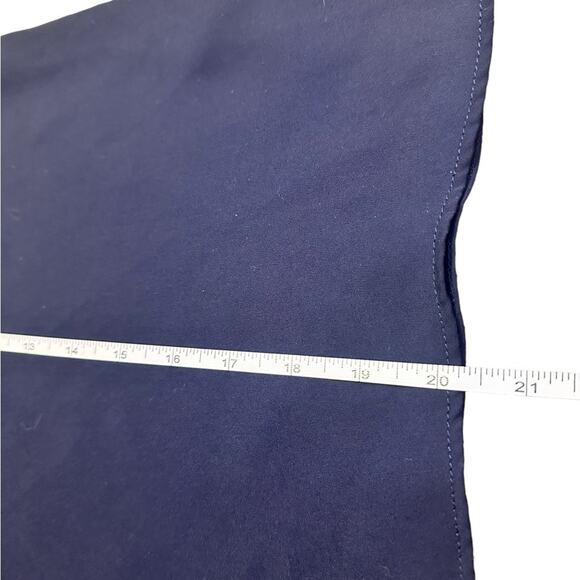 Zara Basic Collection Navy Blue, Red & White Blouse Size Small Striped  Sleeve - Picture 5 of 5